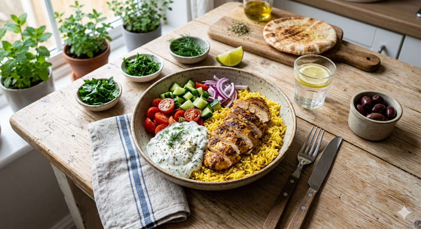 Greek Chicken Bowls