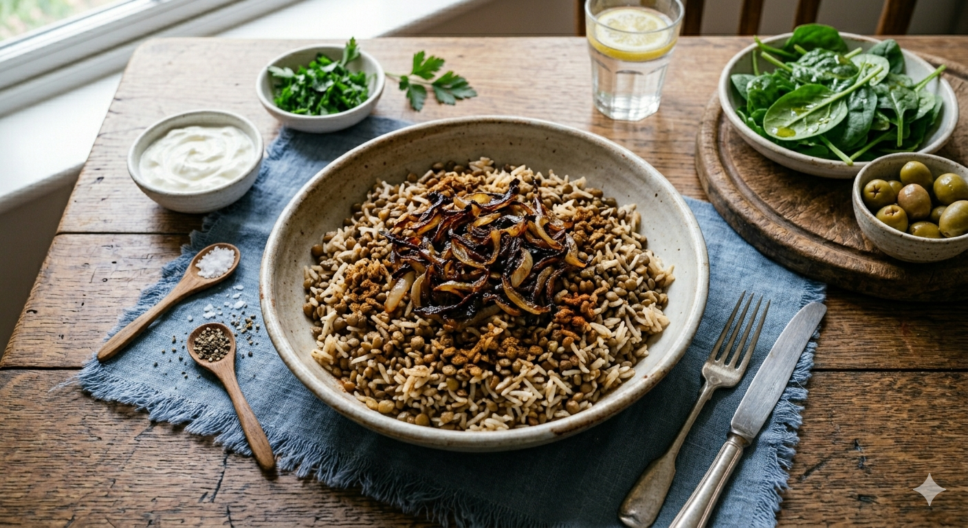 Mediterranean Lentils & Rice